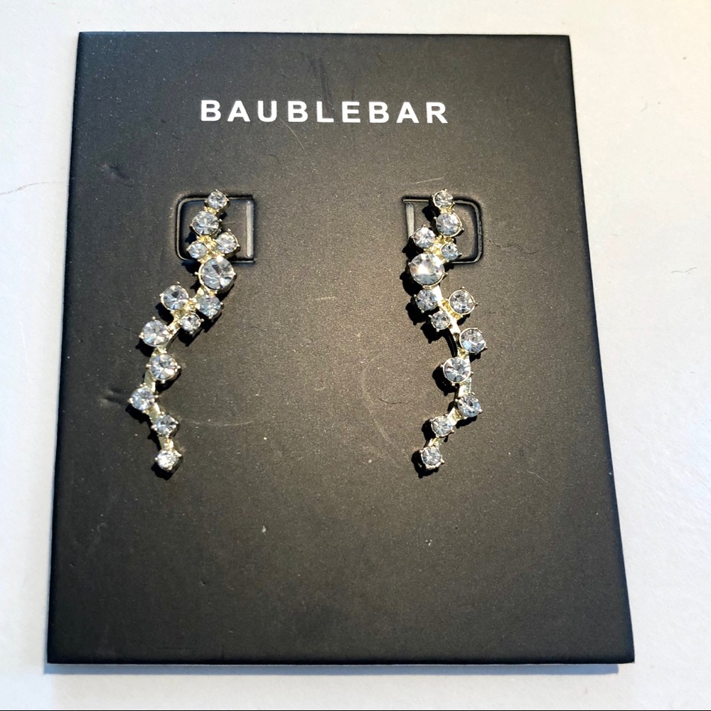 BaubleBar Rhinestone Drop Earrings